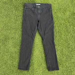 Levis 311 Shaping Skinny Jeans Womens 32x28 Faded Black Mid Rise Stretch Denim